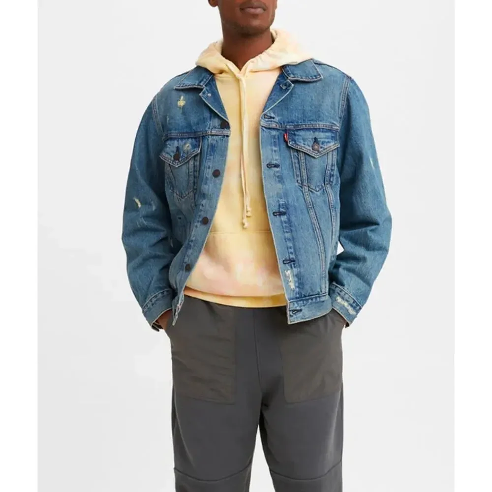 LEVI'S NWT Men's Vintage FIt Trucker Denim Jacket // XL - Picture 11 of 12